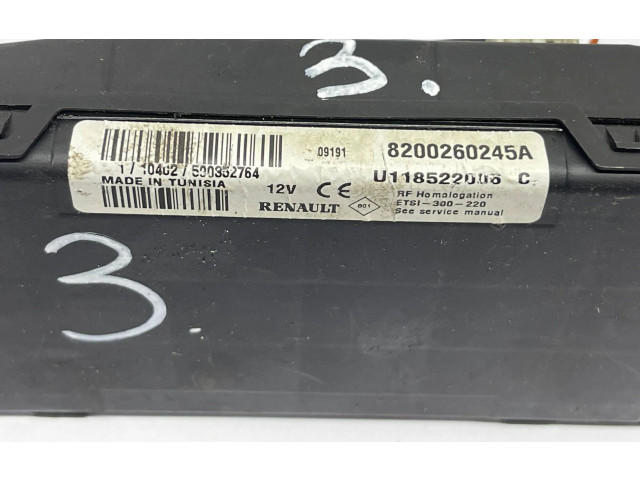 Блок комфорта 8200260245A Dacia Sandero