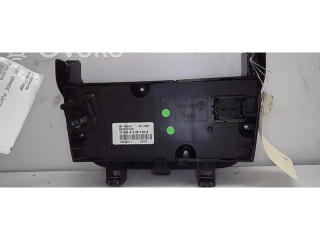 Блок управления климат-контролем 735419802   Fiat Grande Punto