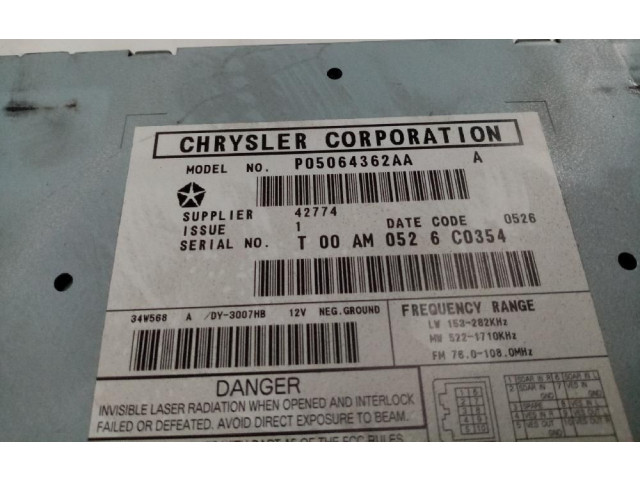 Vstřikovač P05064362AA Dodge Caliber BSY