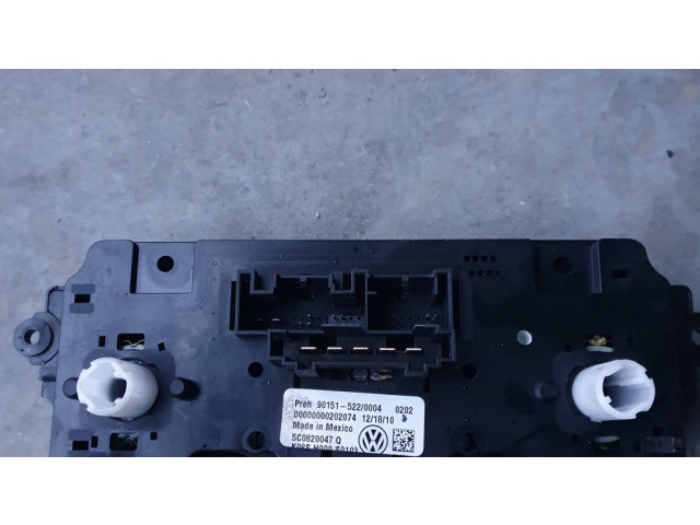 Блок управления климат-контролем 5C0820047Q, 901515220004 Volkswagen Jetta VI