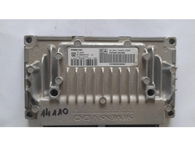 Блок управления коробкой передач 9659838680, S126024101   Citroen C8