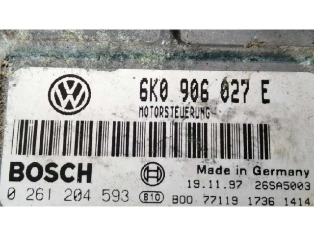 Блок управления двигателя 6K0906027E, CENTRALITAMOTORUCE Seat Inca (6k)