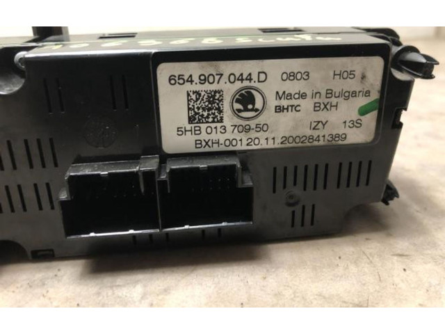 Блок управления климат-контролем 654.907.044.D, 654.907.044.D   Skoda Scala
