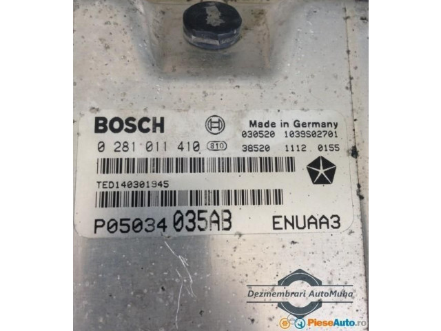Блок управления двигателем Блок управления 0281011410, EDC15C5   Chrysler PT Cruiser