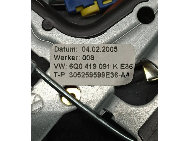 Руль Volkswagen Polo  2002 - 2005 года 6Q0419091K, 04022005      