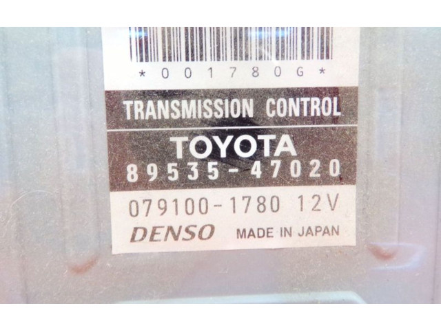 Блок управления коробкой передач 8953547020, 0791001780   Toyota Prius (NHW20)