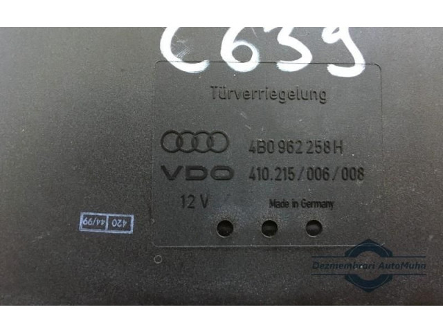 Блок комфорта 4B0962258H, PA6.66K30.   Audi A6 S6 C5 4B   