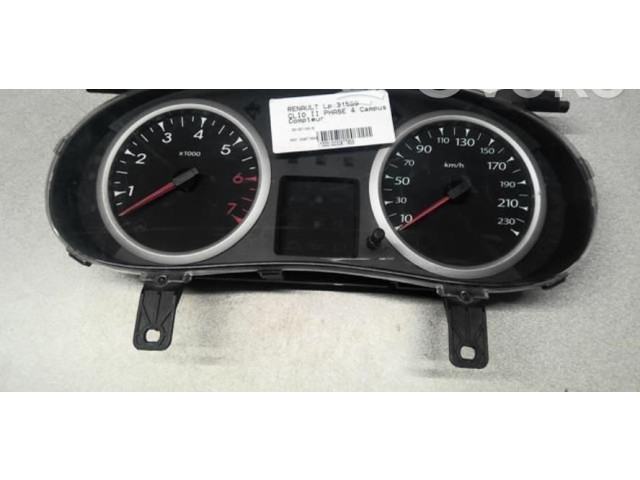 Спидометр (приборный щиток) 8200949507   Renault Clio II   