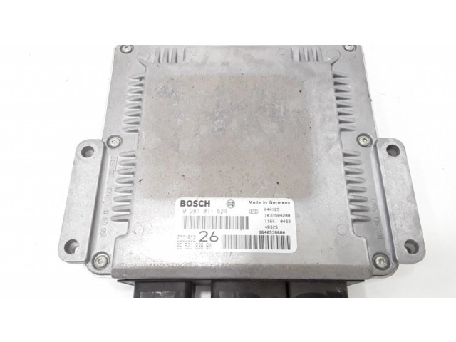 Блок управления двигателя 9652183880, 0281011524 Citroen C5