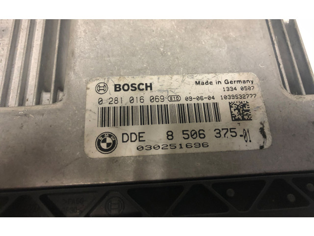 Řídící jednotka 8506375, 0281016069 BMW 1 E81 E87 2008