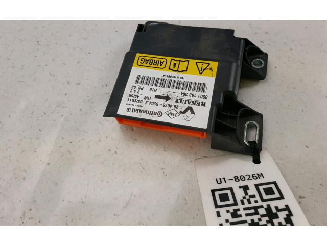 Блок подушек безопасности 8201385569, U1-8026M Dacia Duster