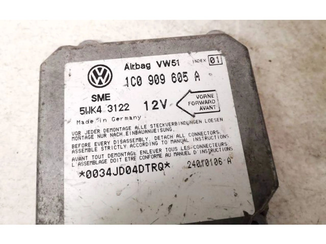 Блок подушек безопасности 1c0909605a, 5wk43122   Volkswagen Transporter - Caravelle T5