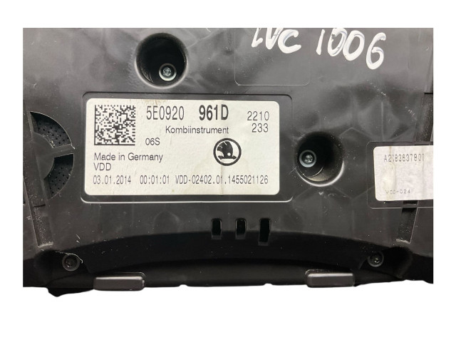 Панель приборов 40460752, A2C53427456AR Skoda Octavia Mk3 (5E)