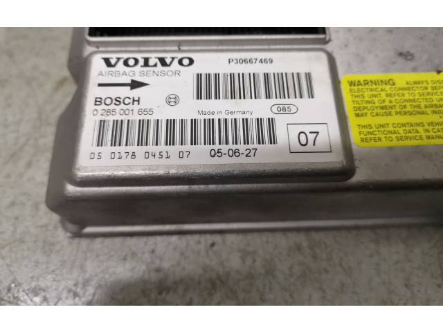 Блок подушек безопасности 0285001655, P30667469   Volvo S80