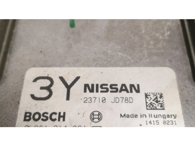 Řídící jednotka 23710JD78D Nissan Qashqai 2009