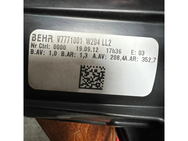 Вентилятор печки    V7771001, W204LL2   Mercedes-Benz E W212