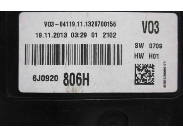 Přístrojová deska  Seat Ibiza IV (6J,6P) 2013 6J0920806H  