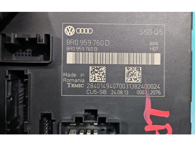 Блок комфорта 8R0959760D, IMPRK1417811 Audi Q5 SQ5