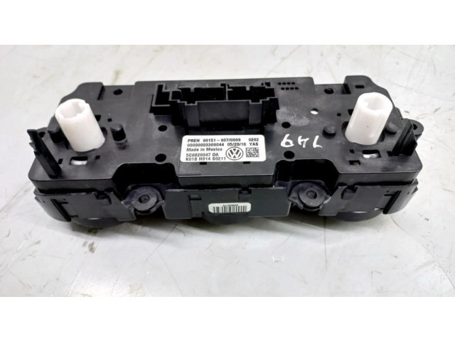 Блок управления климат-контролем 5C0820047DA, 5C0820047   Volkswagen Jetta VI