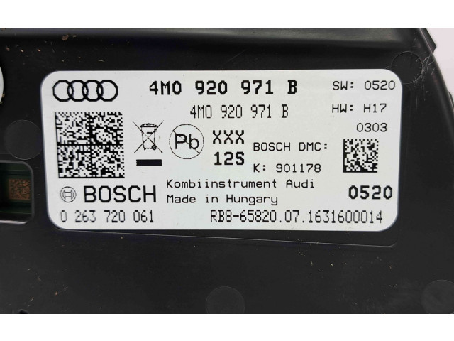 Přístrojová deska Audi Q7 4M 2015 4M0920971B