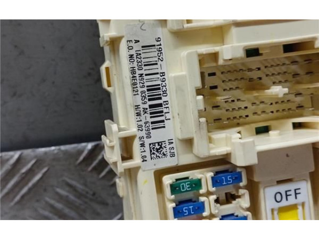 Блок предохранителей 91952B9330 Hyundai i10