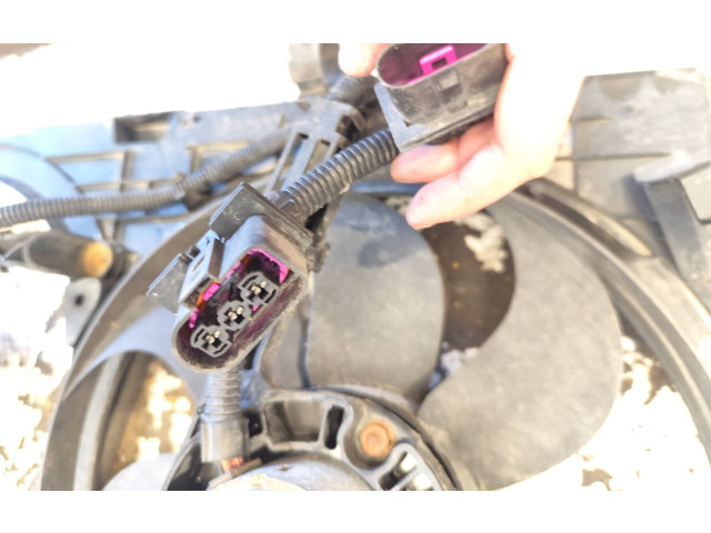 Вентилятор радиатора     1J0959455K, 1J0121205B    Audi A3 S3 8L 