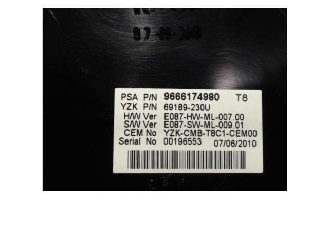 Панель приборов 9810462780, 9810462780   Peugeot 5008       