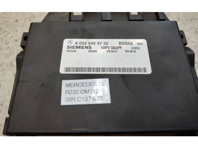 Блок управления коробкой передач a0325454732   Mercedes-Benz SL R230