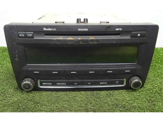 Блок управления HiFi audio     Skoda Octavia Mk2 (1Z) 2004 - 2013 года