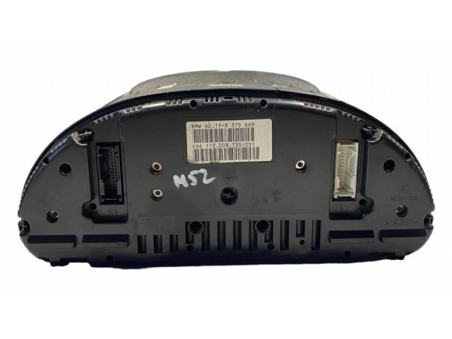 Přístrojová deska BMW 5 E39 2001 8375669, 62118375669