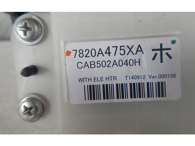 Блок управления климат-контролем 7820A361XA Mitsubishi Outlander