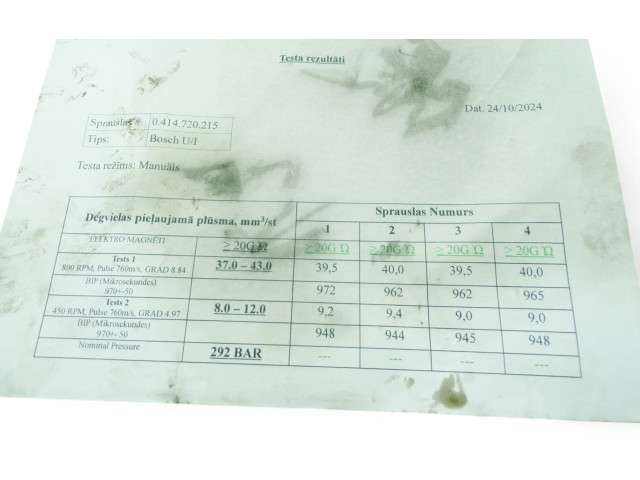 Vstřikovač 038130073AG, 0414720215 Seat Altea XL BXE