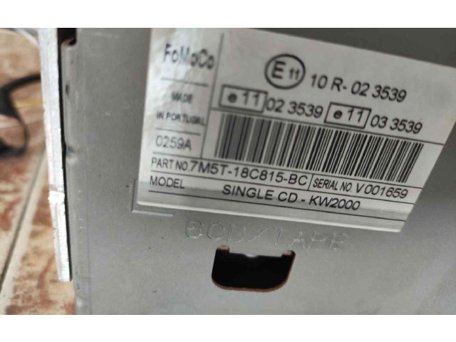 Радио/ проигрыватель CD/DVD / навигация 7M5T18C815BC Ford C-MAX I