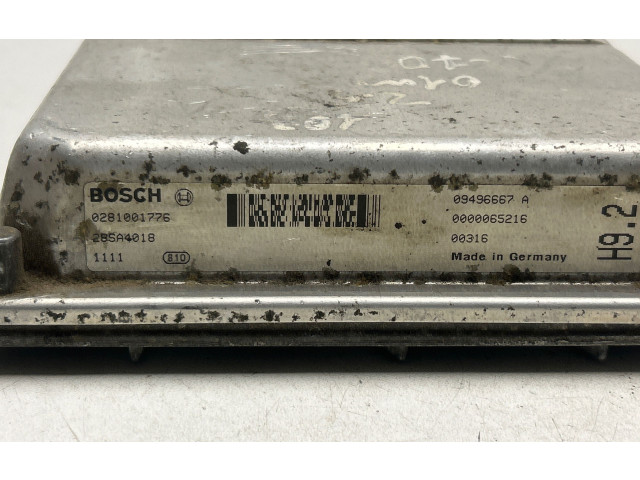 Блок управления двигателя 09496667A, 28SA4018 Volvo V70