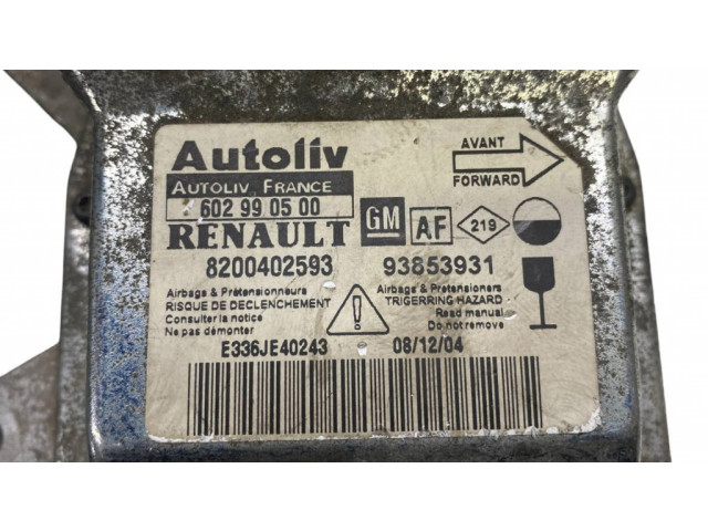 Блок подушек безопасности 8200402593, 93853931   Opel Vivaro