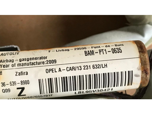 Боковая подушка безопасности 13231632 Opel Zafira B