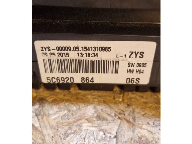 Панель приборов 5C6920864, 1541310985   Volkswagen Jetta VI       