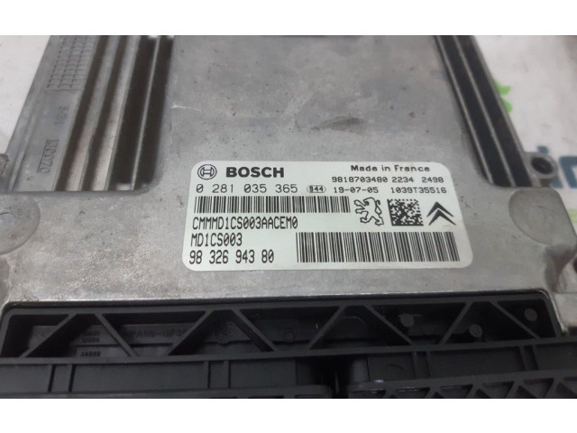 Блок управления двигателя 9832694380   Opel Combo E