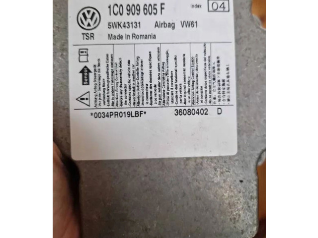 Блок подушек безопасности 1C0909605F, 36080402   Skoda Roomster (5J)