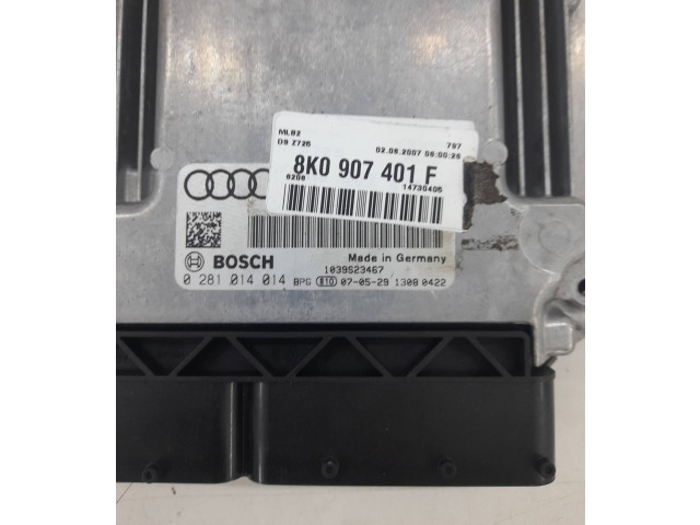 Řídící jednotka 8K0907401F, 0281014014 Audi A4 S4 B8 8K 2008