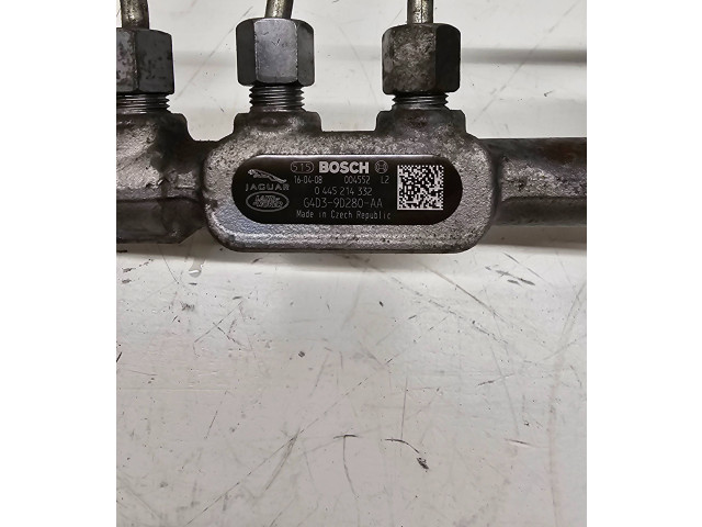 Топливная рампа 0445214332, G4D39D280AA Jaguar XF