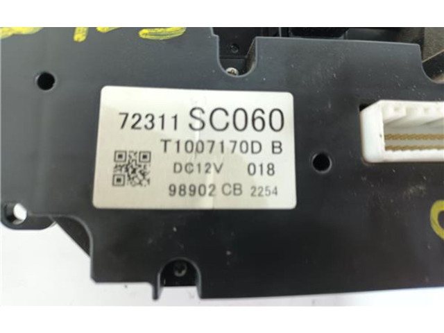 Блок управления климат-контролем 72311SC060   Subaru Forester SH