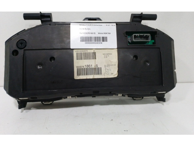Přístrojová deska  Renault Clio III 2008 8200761861S  