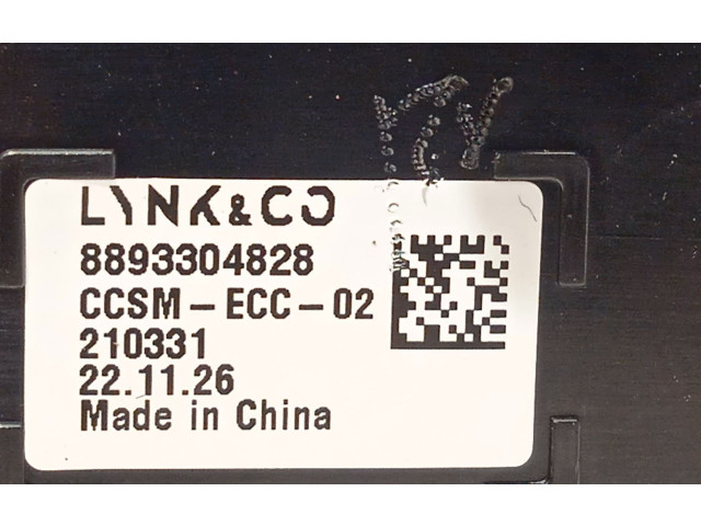 Блок управления кондиционера воздуха / климата/ печки (в салоне) 8893304828 Lynk & co 01