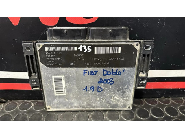 Řídící jednotka 55181595, CENTRALITAMOTORUCE Fiat Doblo