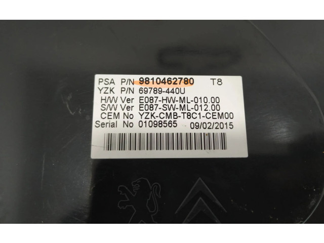 Панель приборов 9810462780   Peugeot 5008       