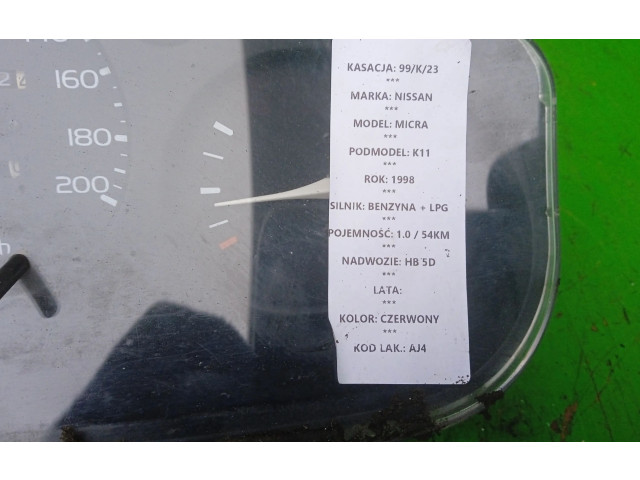 Řídící jednotka Nissan Micra 1998