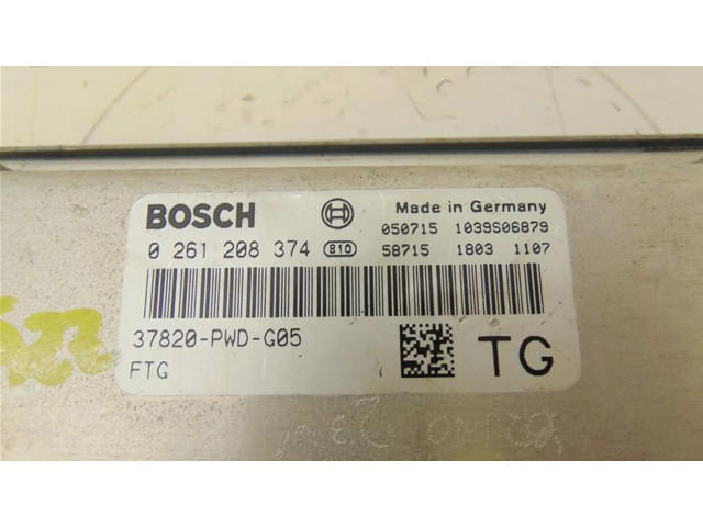 Řídící jednotka 0261208374 Honda Jazz 2001