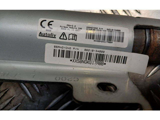 Боковая подушка безопасности 8621034000, XX3BNGKG17ABB SsangYong Korando