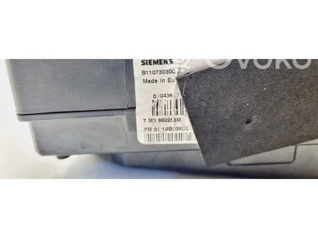 Pojistková skříňka 7M3962258M, S108152001 Seat Alhambra (Mk1) 1996